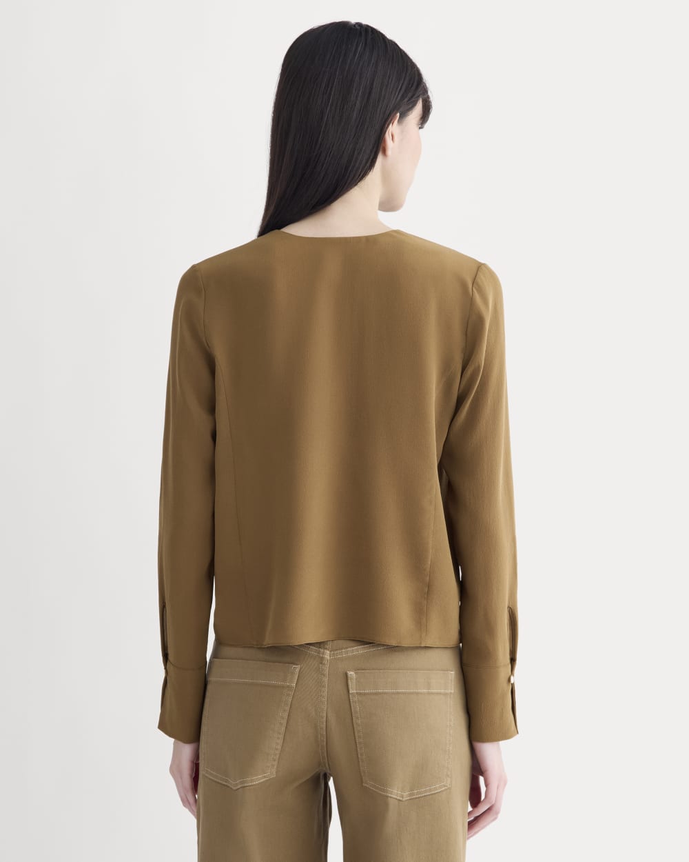 womens-v-neck-blouse-in-washable-silk-toffee