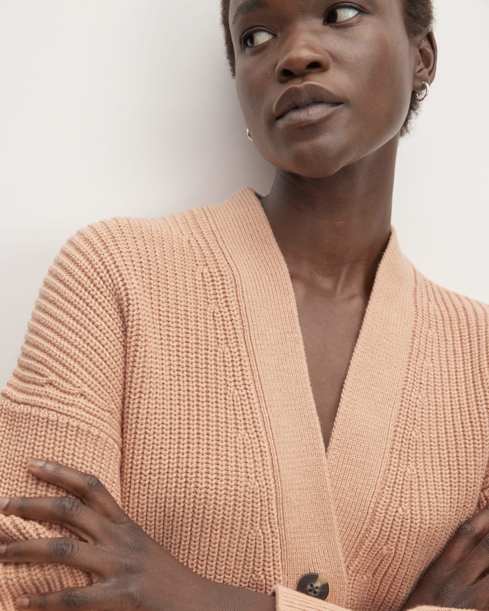 The Boxy Cardigan in Everyday Cotton | Blush Pink – Everlane
