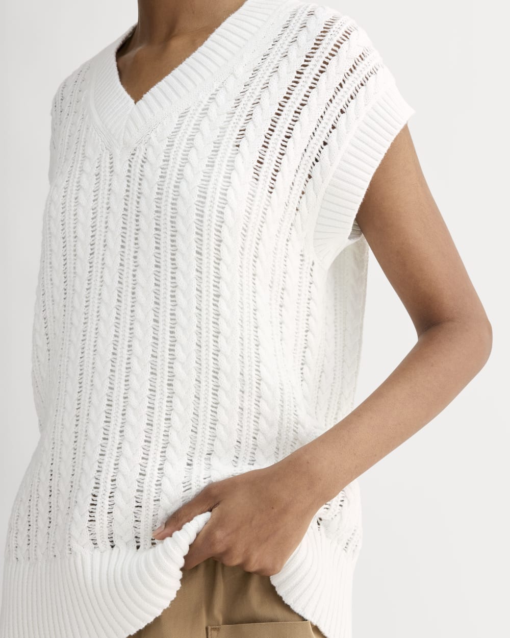 womens-mesh-cable-vest-everyday-cotton-white