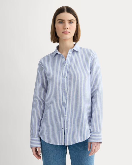 womens-relaxed-linen-shirt-bluebell-bone | primary