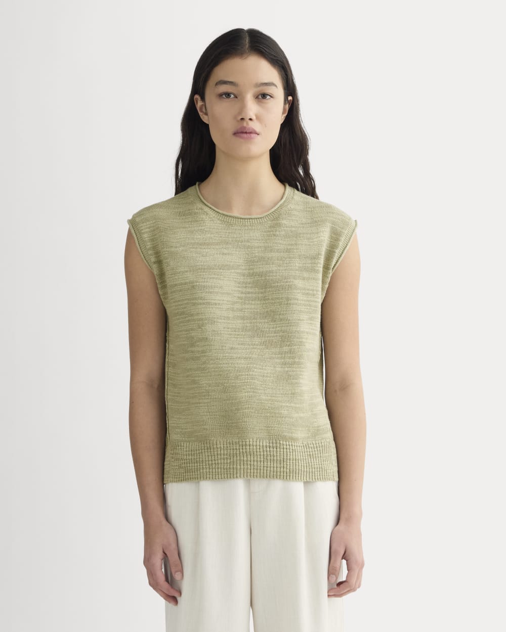 The Muscle Sweater in Cotton Linen