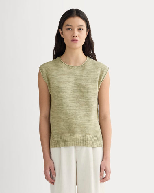 womens-muscle-sweater-cotton-linen-eucalyptus | primary