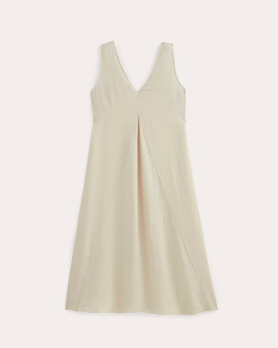 Object - Objsanne 2/4 Lo V-Neck Top - 4911792 Sandshell