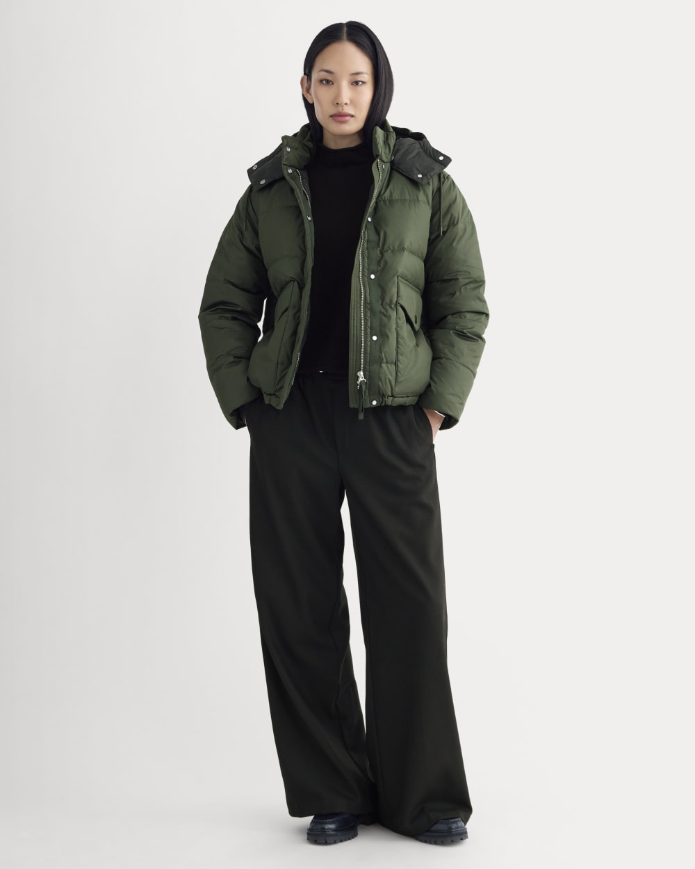 womens-the-everpuff-dark-green