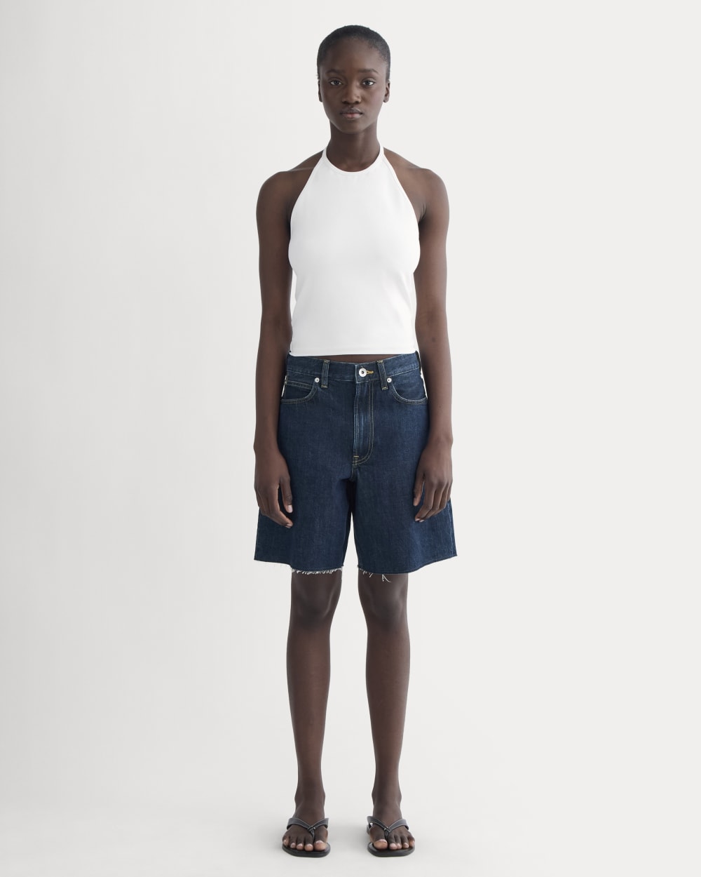 The Form Halter Top | White – Everlane