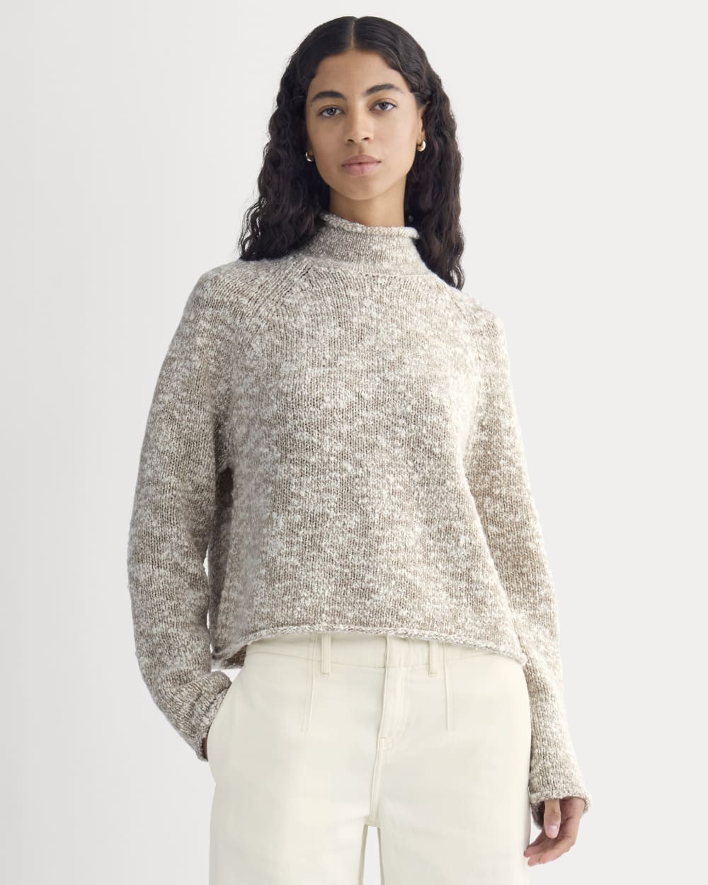 womens-rollneck-sweater-bone-trench-coat-twist | primary