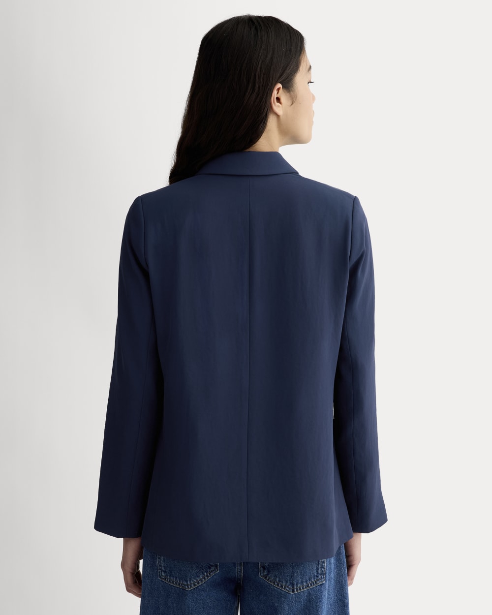 The Drapey Blazer Navy – Everlane1