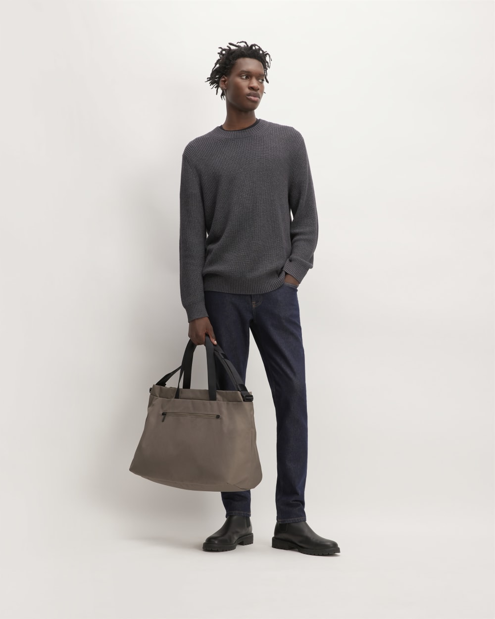The ReNew Transit Weekender | Warm Charcoal – Everlane