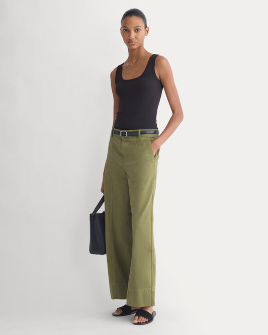 womens-seamed-wide-leg-pant-mayfly | primary