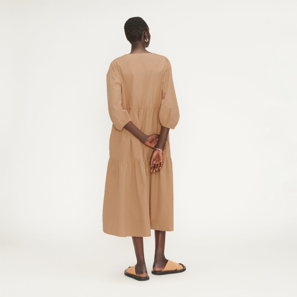 womens-poplin-tiered-dress-caramel