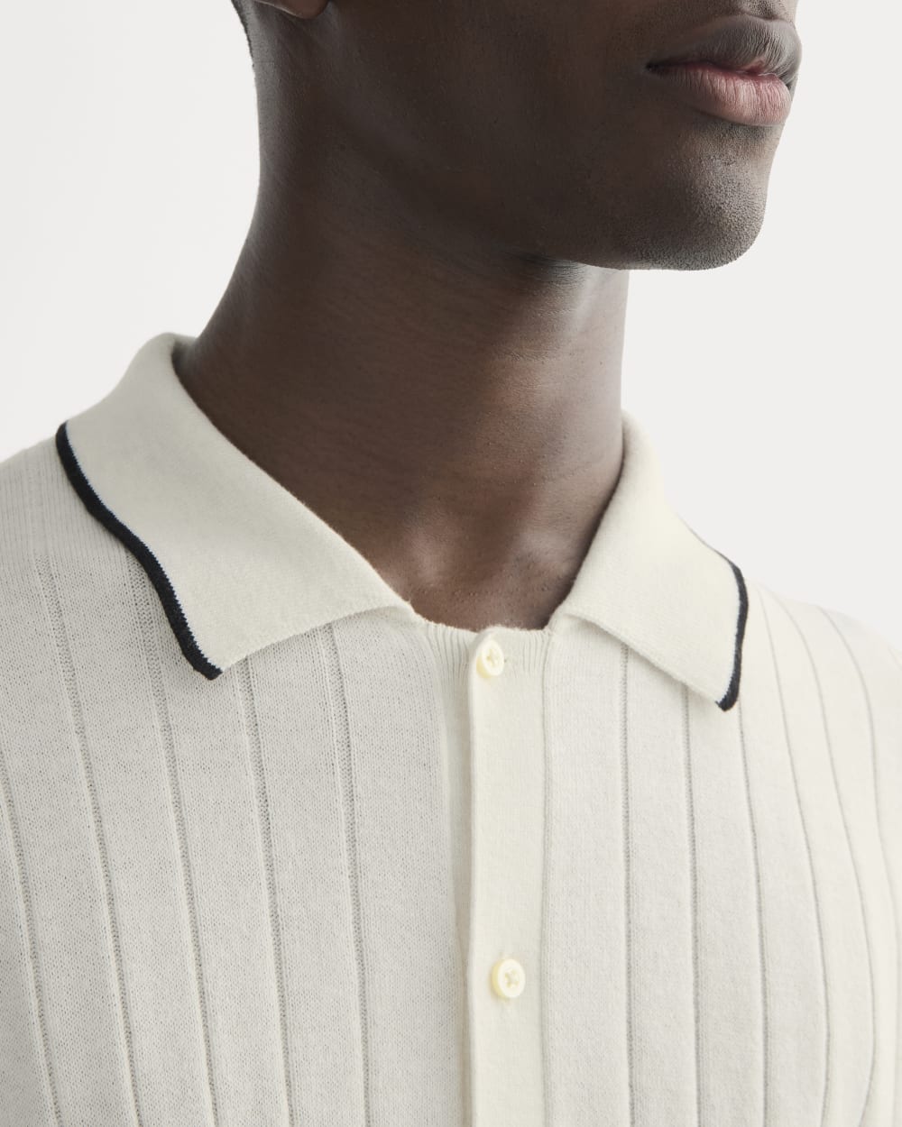 The No-Sweat Button-Down Polo | Heathered Canvas – Everlane