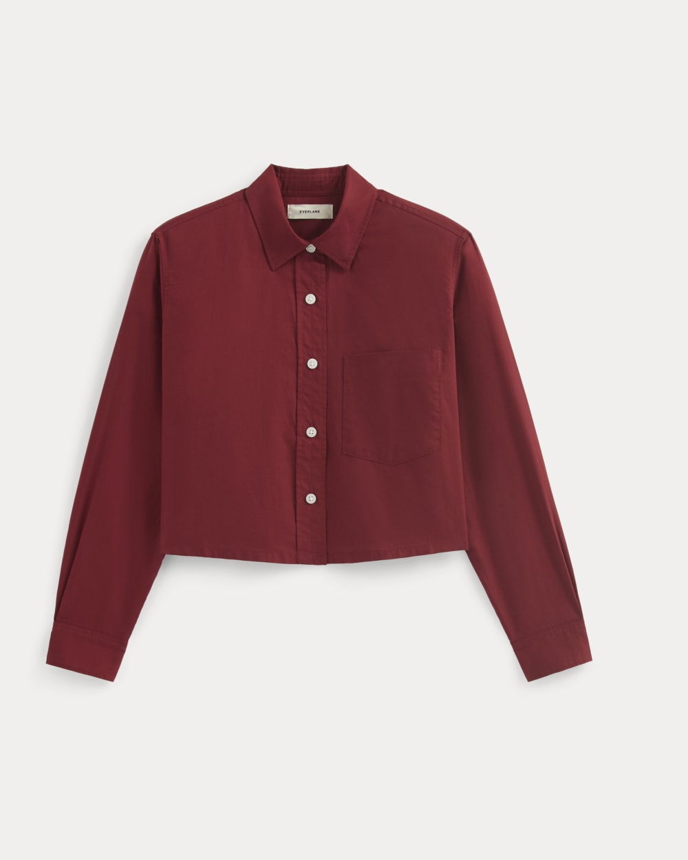 The Way-Short Shirt in Silky Cotton | Mariner Blue / White