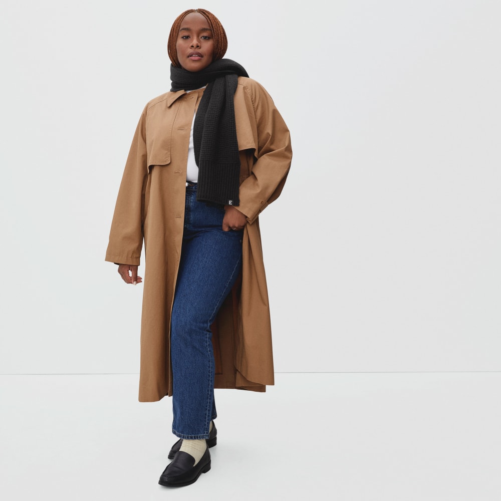 unisex-felted-merino-waffle-knit-scarf-black