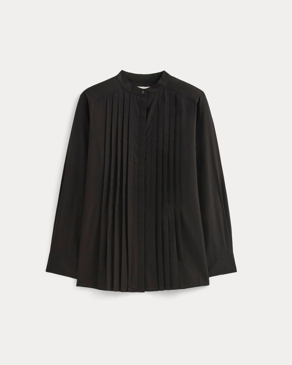 Pleated Silk Blouse