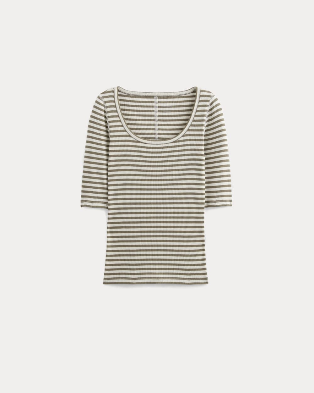 womens-luxe-supima-micro-rib-scoop-neck-bone-taupe | alt