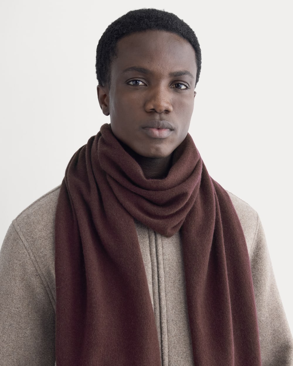 The Cashmere Scarf Wine – Everlane - Main Image