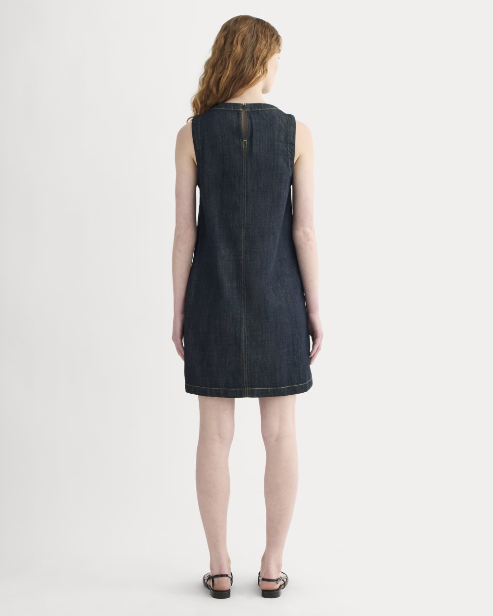 womens-denim-shift-dress-dark-indigo