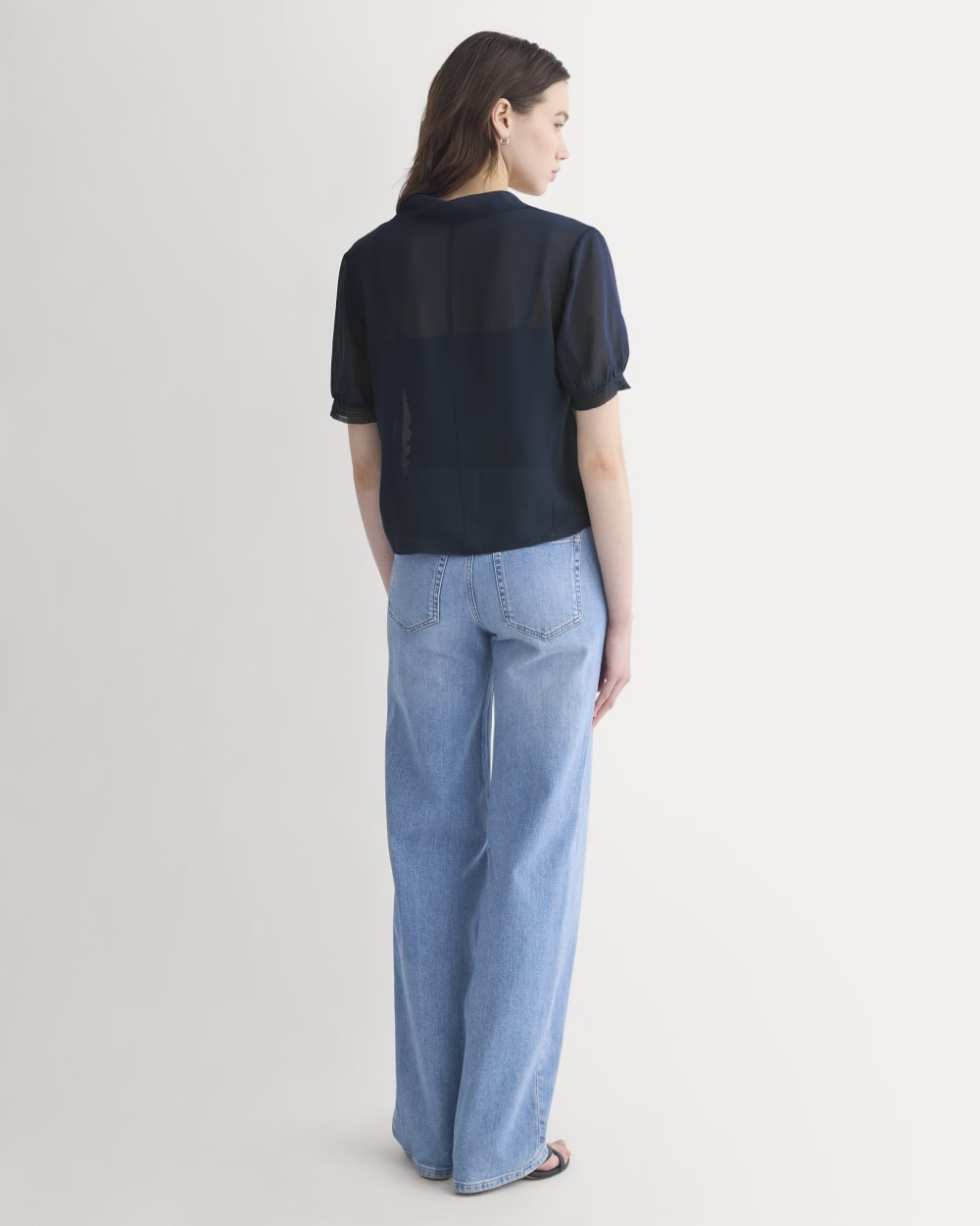 womens-notch-collar-shirt-silk-georgette-navy