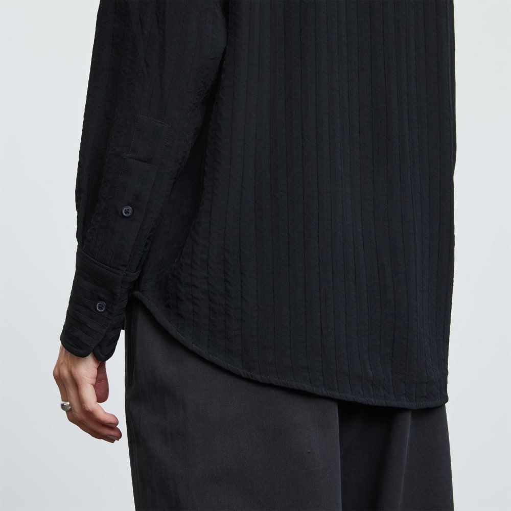 womens-city-stripe-shirt-black
