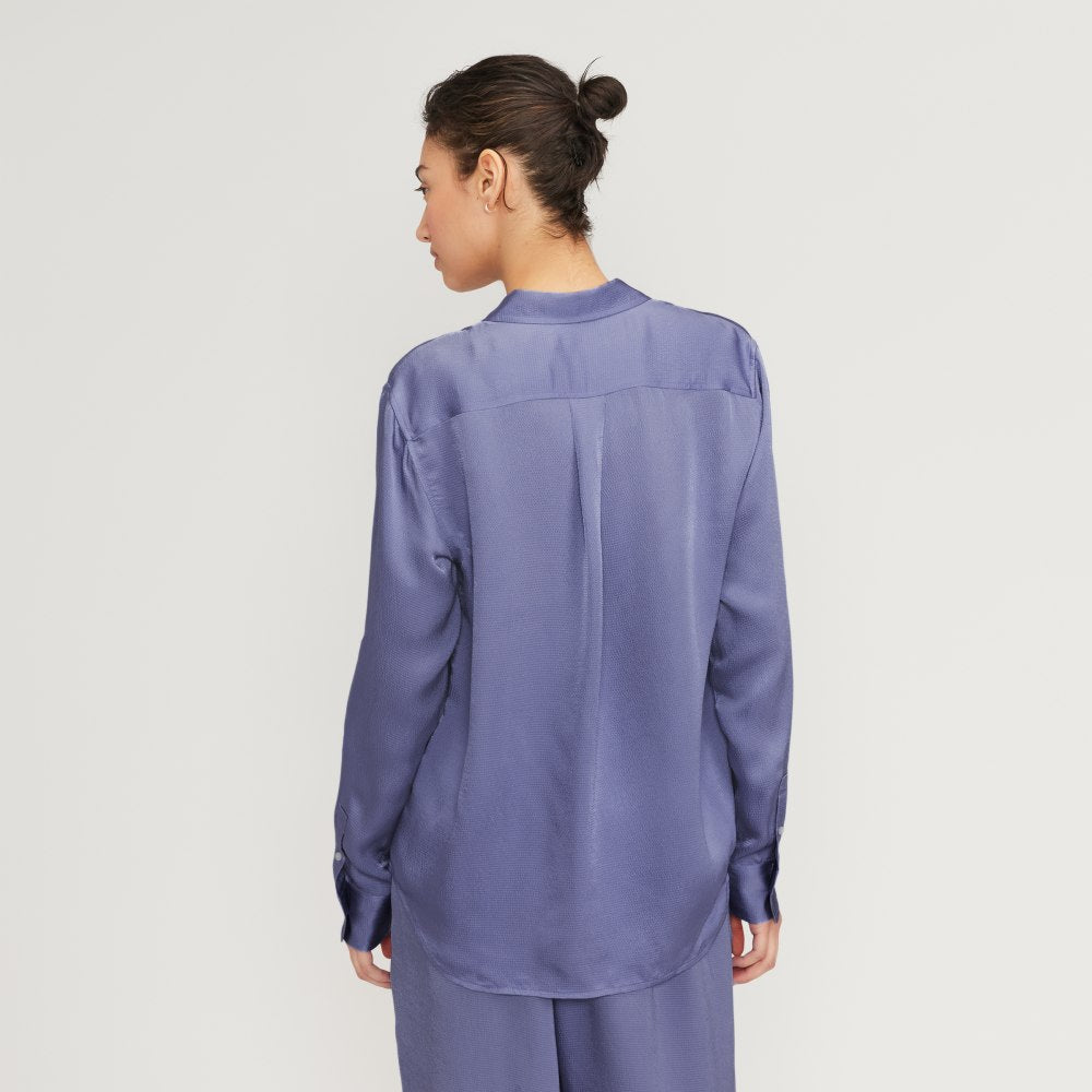 womens-satin-relaxed-shirt-cornflower-blue