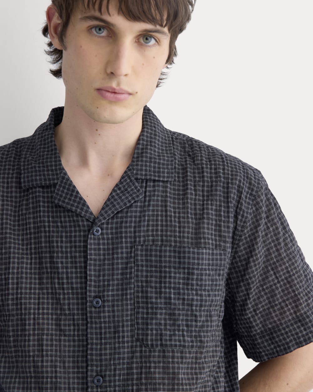 mens-textured-voile-resort-shirt-black-plaid