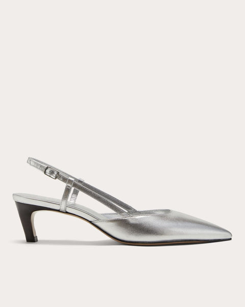 The Studio Slingback Heel | Silver – Everlane