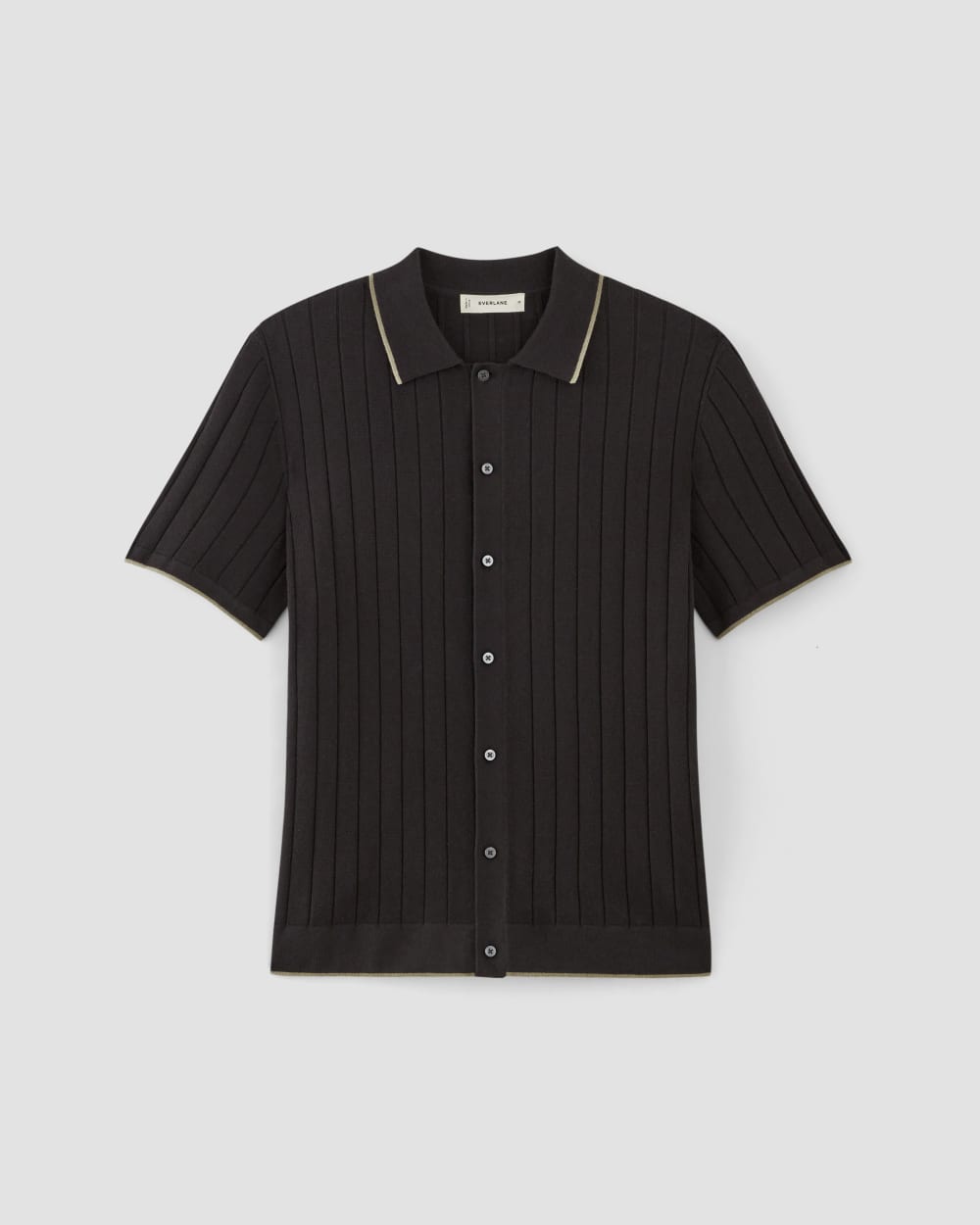 Button Down Knit Polo Mサイズ The No-Sweat Button-Down Polo | Black – Everlane