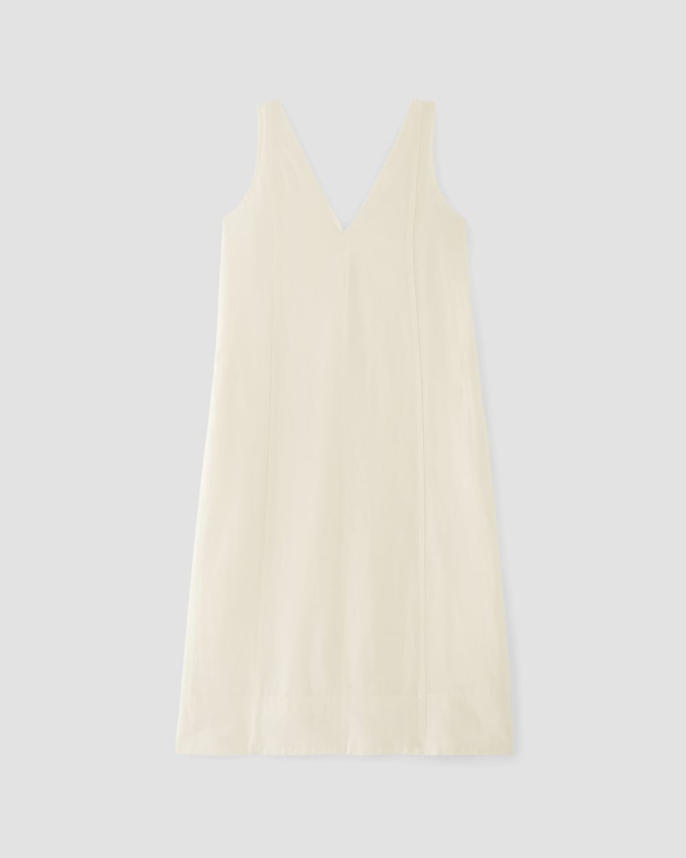 The Linen V-Neck Midi Dress | Bone Everlane The Linen V-Neck Midi Dress | Bone Everlane