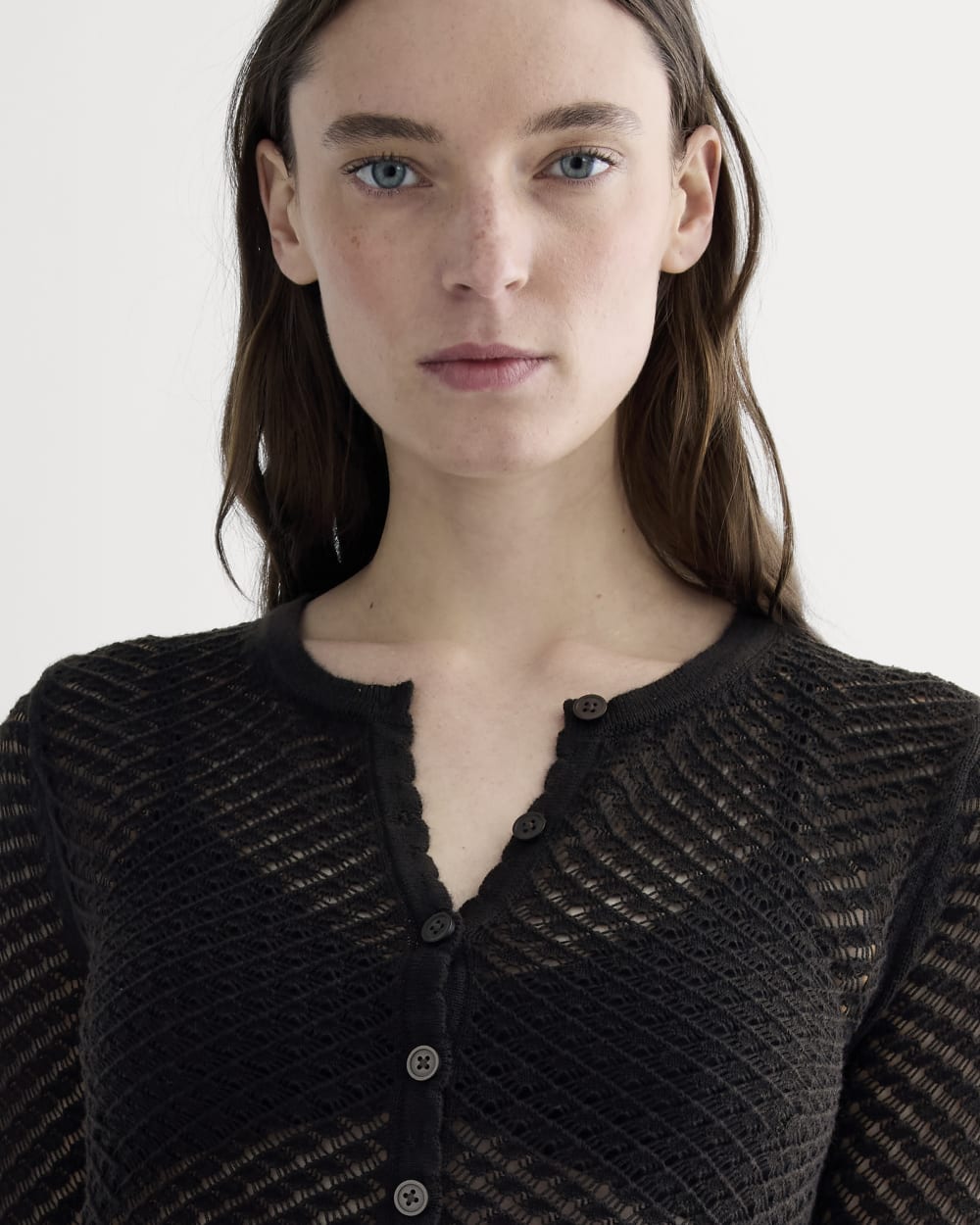 The Lace Knit Cardigan | Black – Everlane