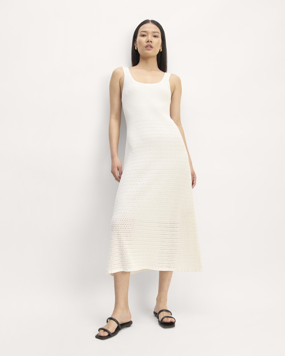 everlane crochet dress Everlane Everlane The Crochet Tank Dress 158.00