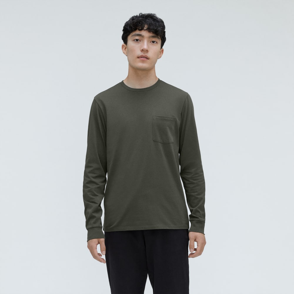 The Organic Cotton Long-Sleeve Pocket Tee | Kambaba - XS