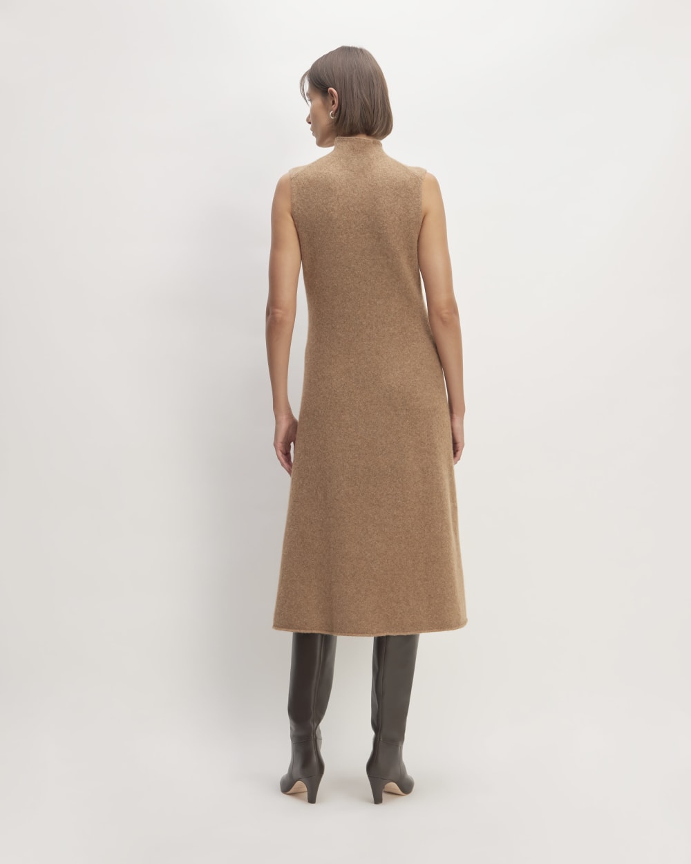 The Cozy-Stretch Sleeveless Midi Dress