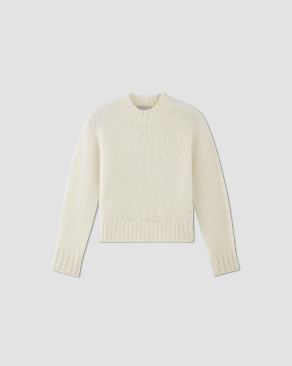 womens-alpaca-cropped-crewneck-sweater-snow | alt