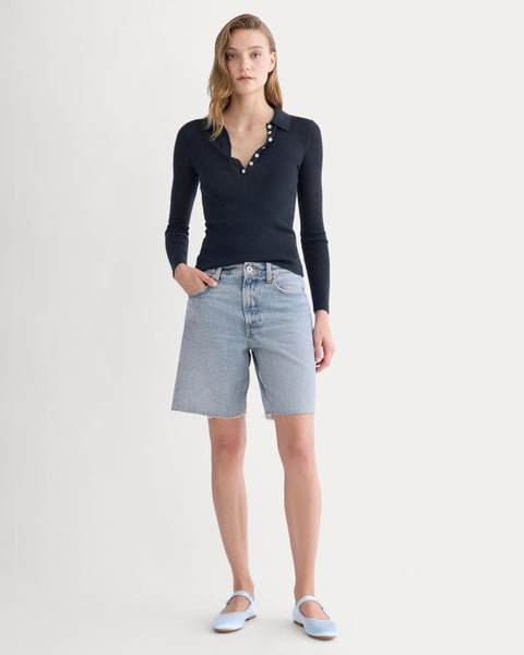 パンツ Baggy Denim Short Light Washed Indigo 34 The OG Baggy Jean Short | Light Indigo – Everlane