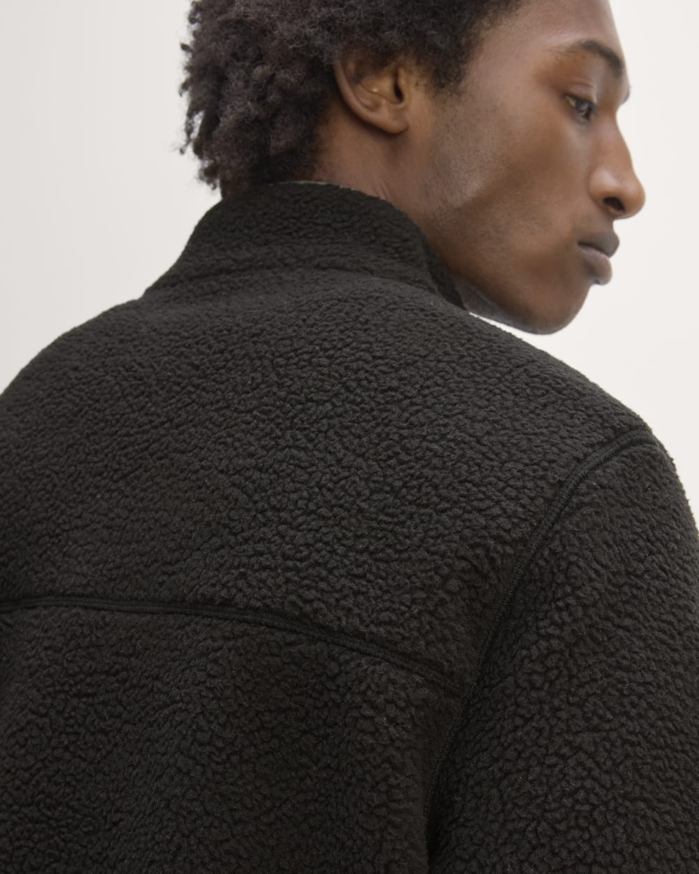 The Teddy Quarter-Zip Fleece | Black – Everlane