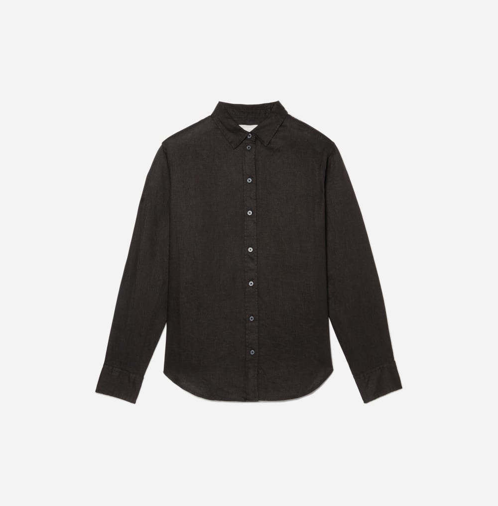 womens-linen-relaxed-shirt-black2 | alt