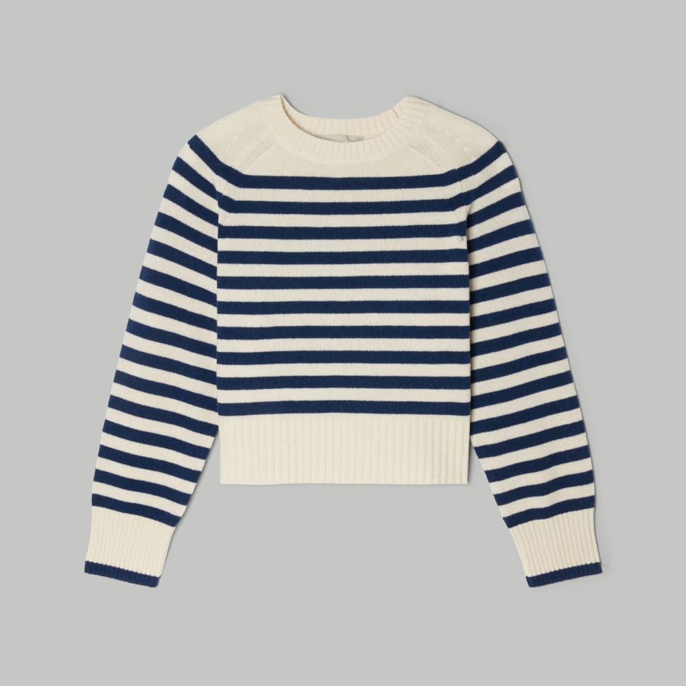 womens-recashmere-cropped-crew-sweater-bright-navy-bone | alt