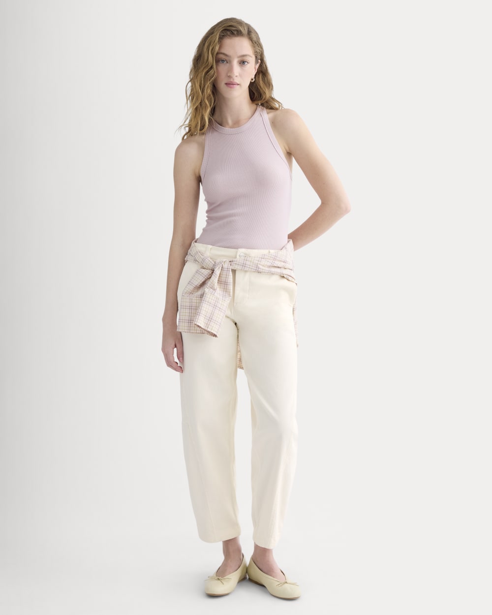 Twisted Seam Barrel Pant