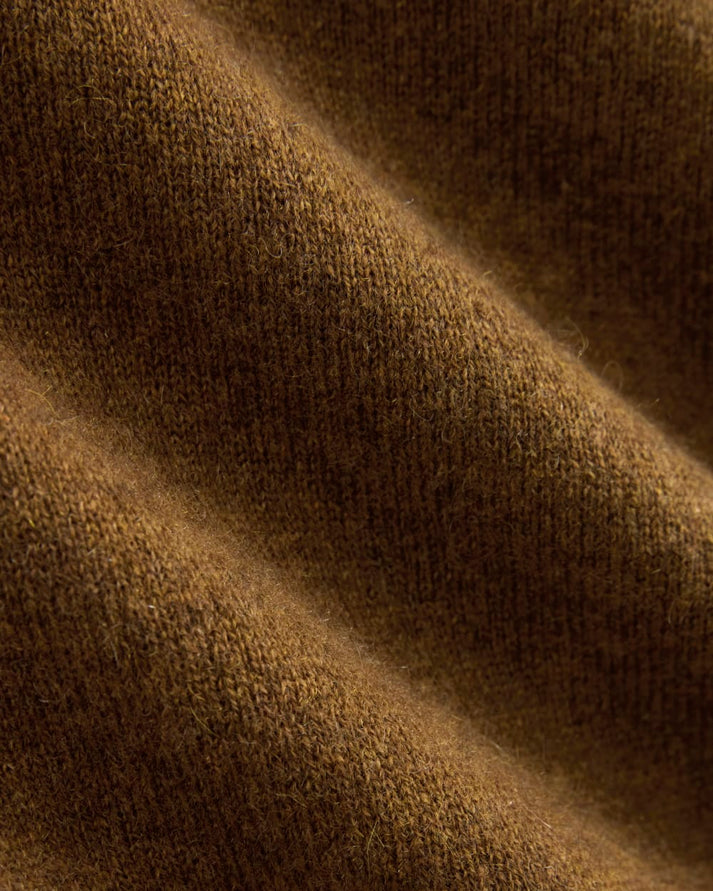 Maren Brushed Cashmere Sweater in Toffee main image 1