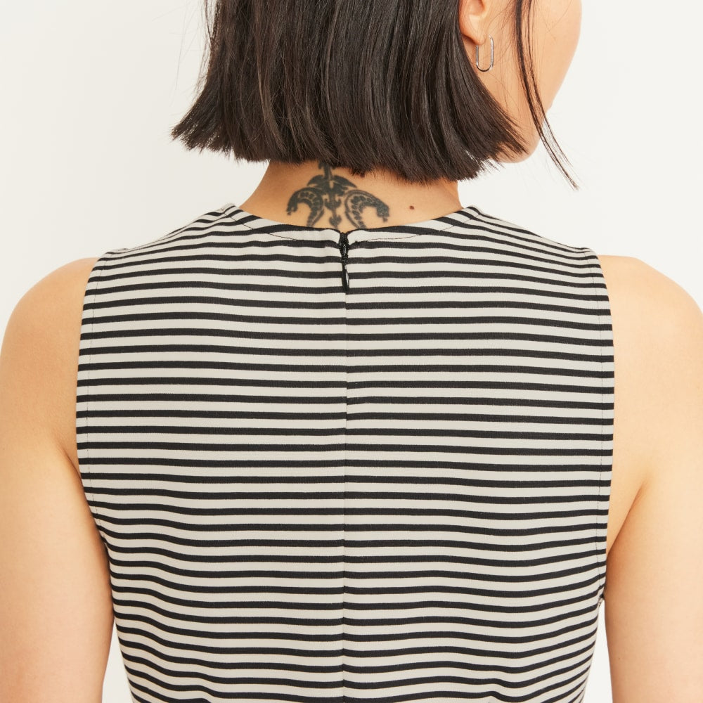 The Dream '90s Shift Dress | Parchment / Black Everlane The Dream '90s Shift Dress | Parchment / Black Everlane