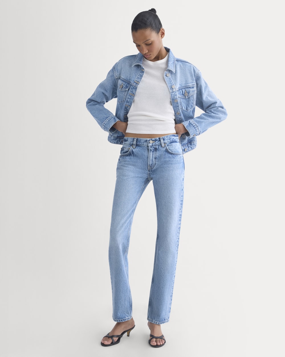 Everlane x Elena Bonvicini Highland Low-Rise Cigarette Jean