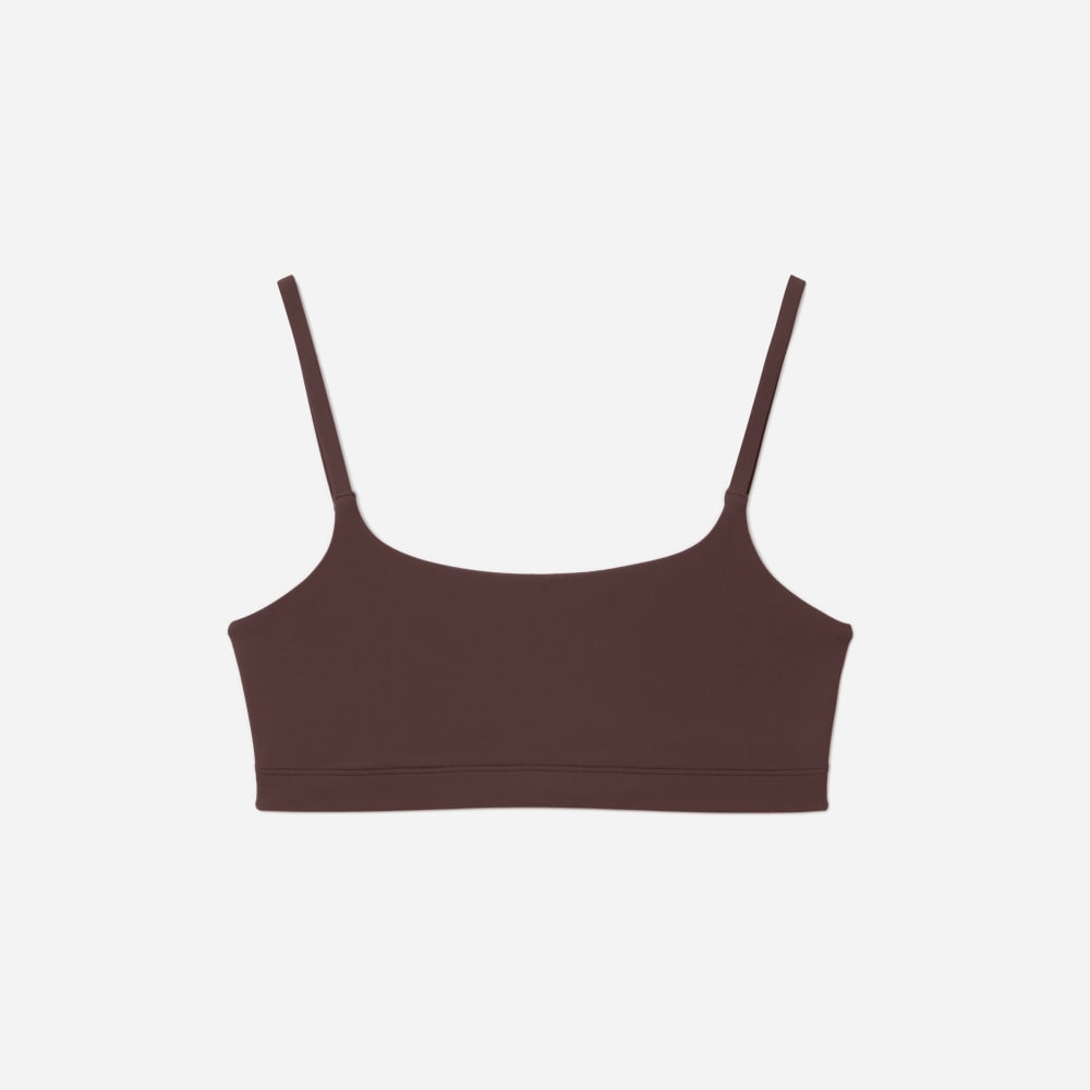 Invisible Square Neck Bralette Dark