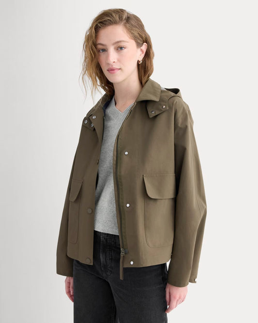 womens-recycled-nylon-barrel-jacket-beech | primary