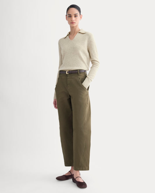 womens-twill-yoke-barrel-pant-beech | primary