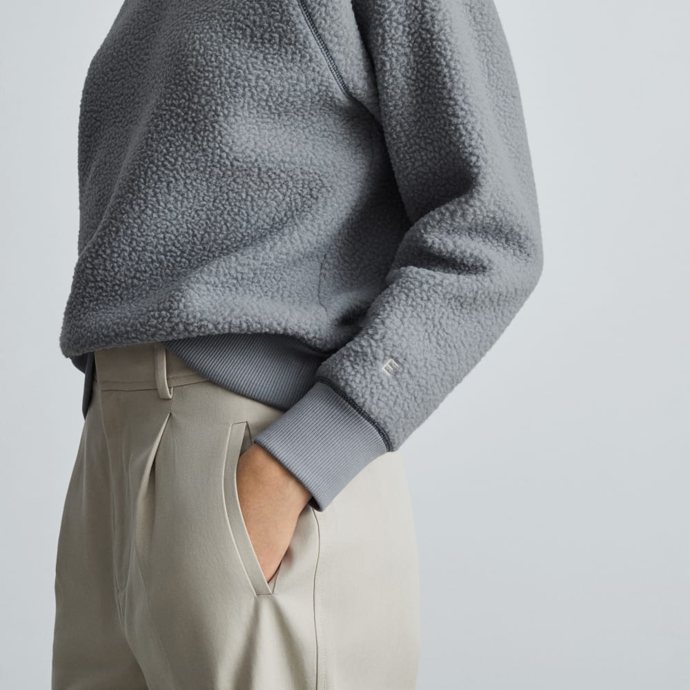 womens-renew-fleece-raglan-sweatshirt-smoke | alt