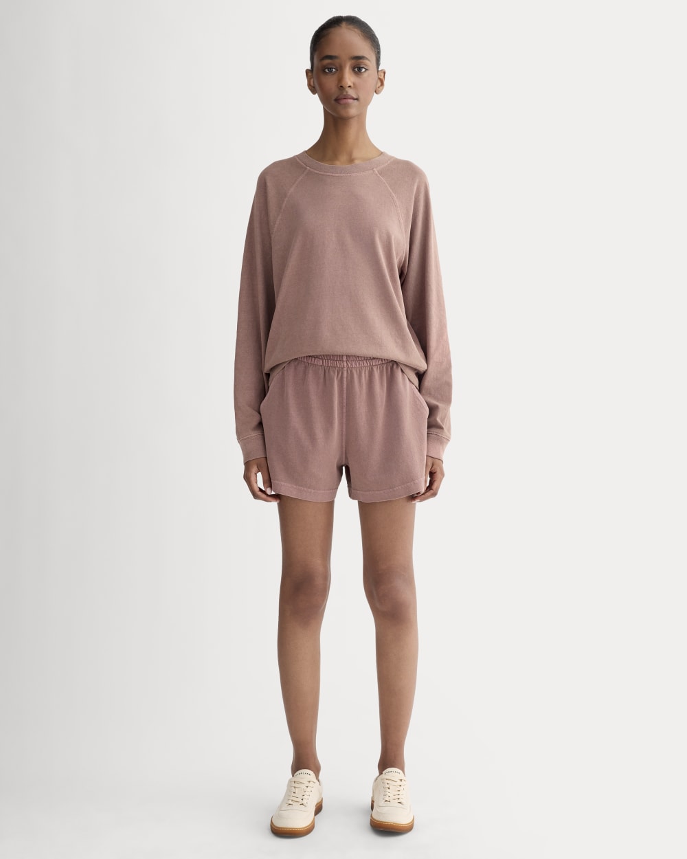 womens-jersey-short-brown-garment-dye | primary