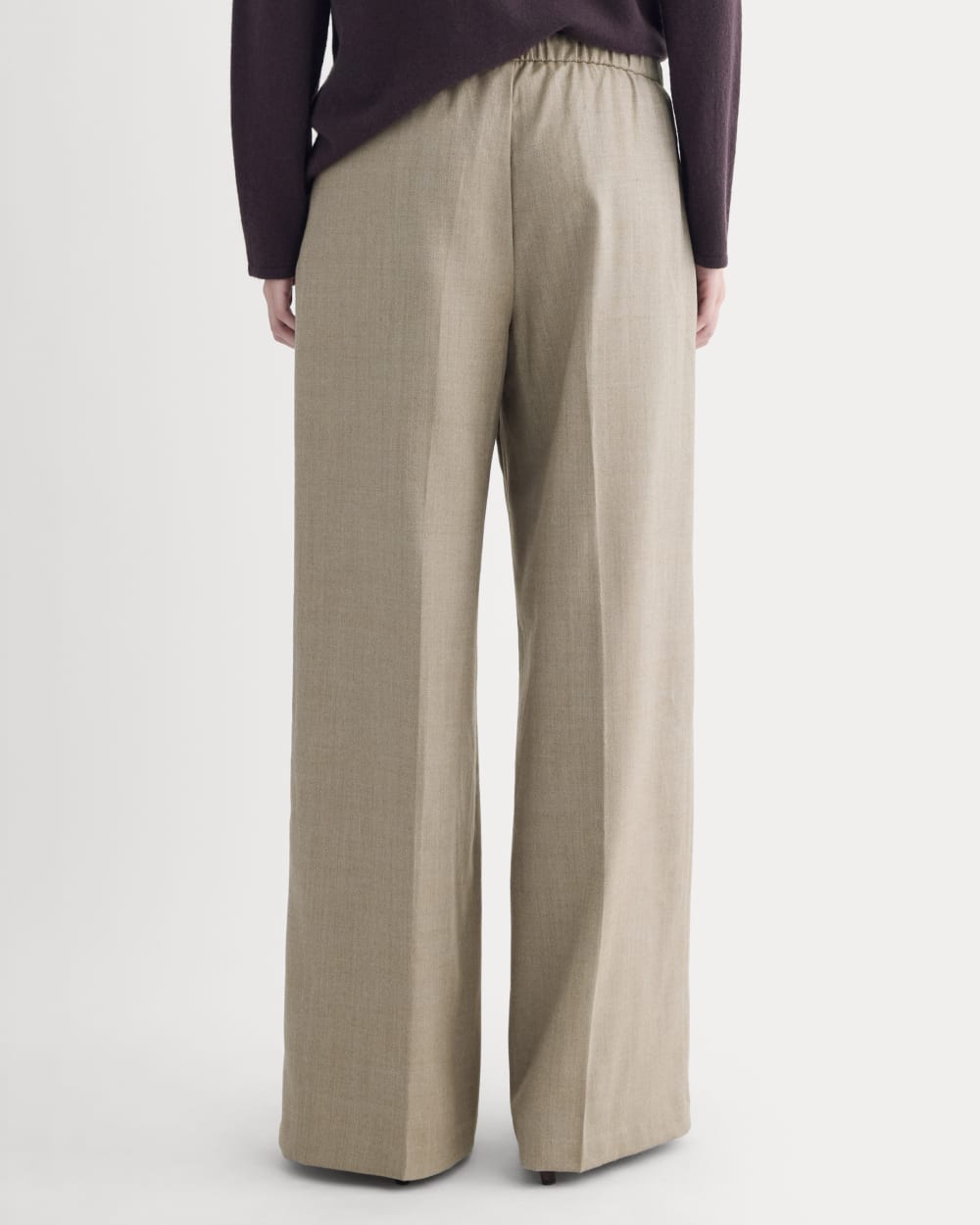 Pull-On Trouser in Tailor Twill | Heather Graphite