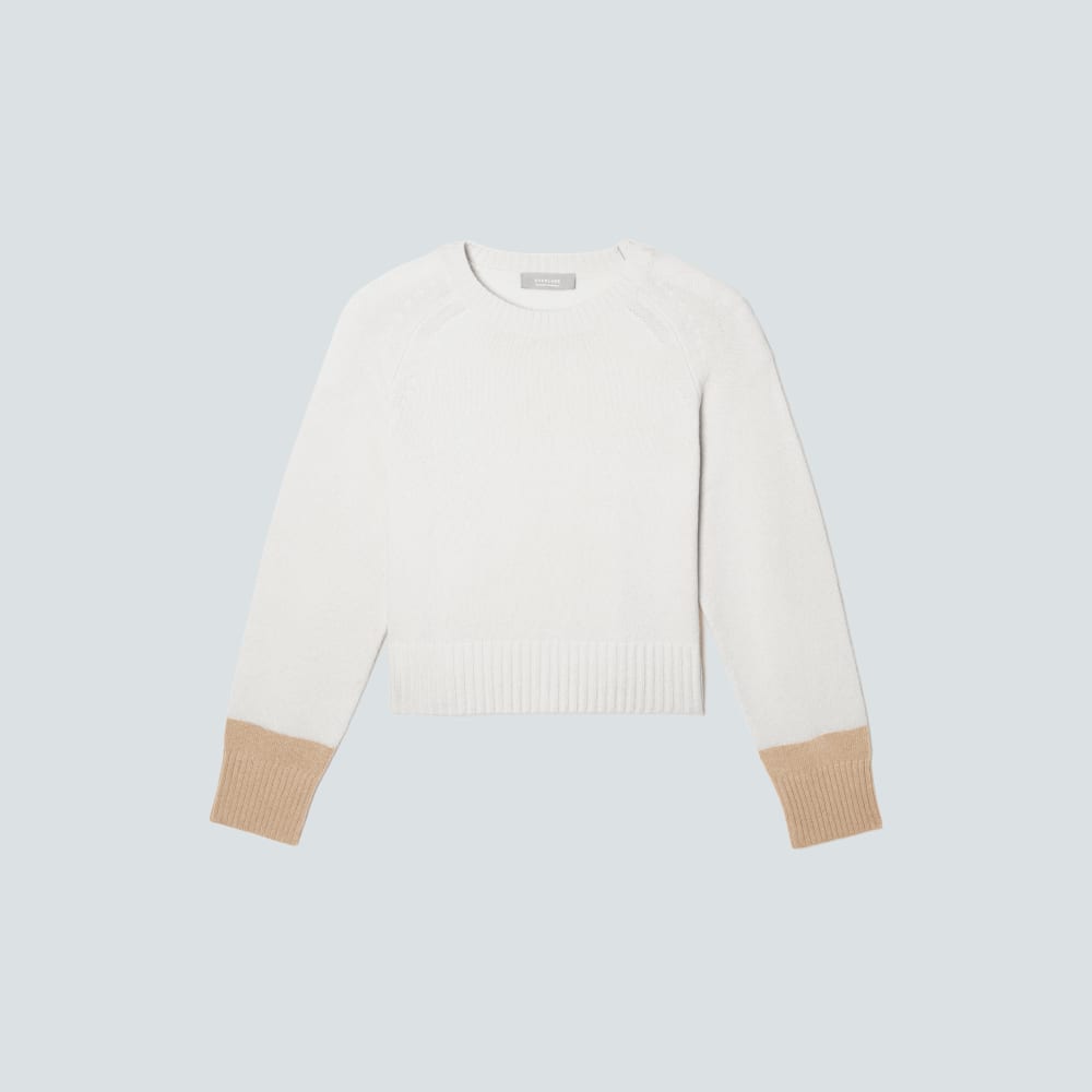 womens-recashmere-cropped-crew-sweater-bone-camel | alt