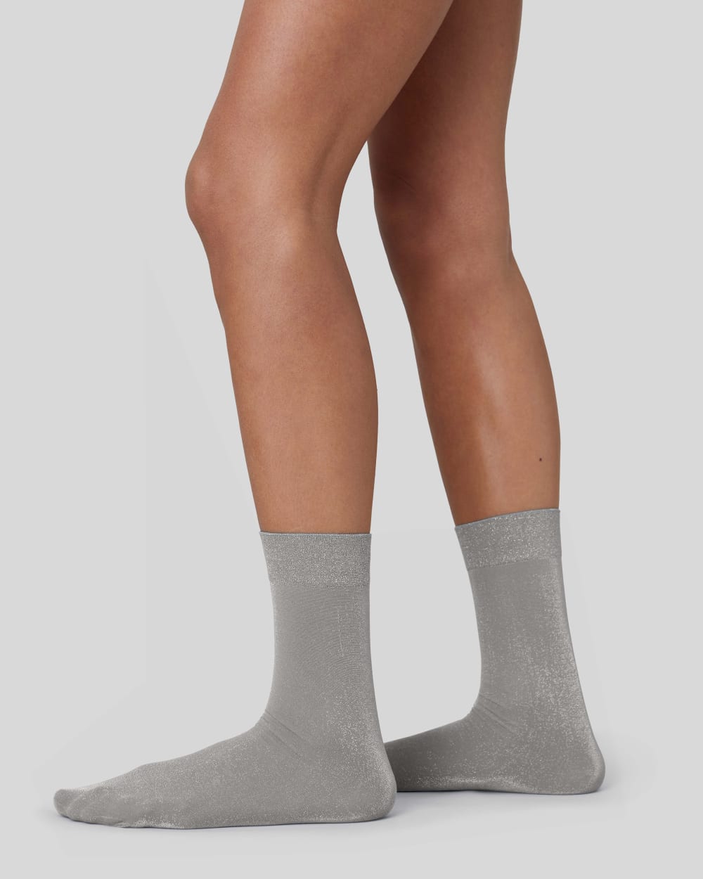 womens-ines-shimmery-socks-light-grey | alt