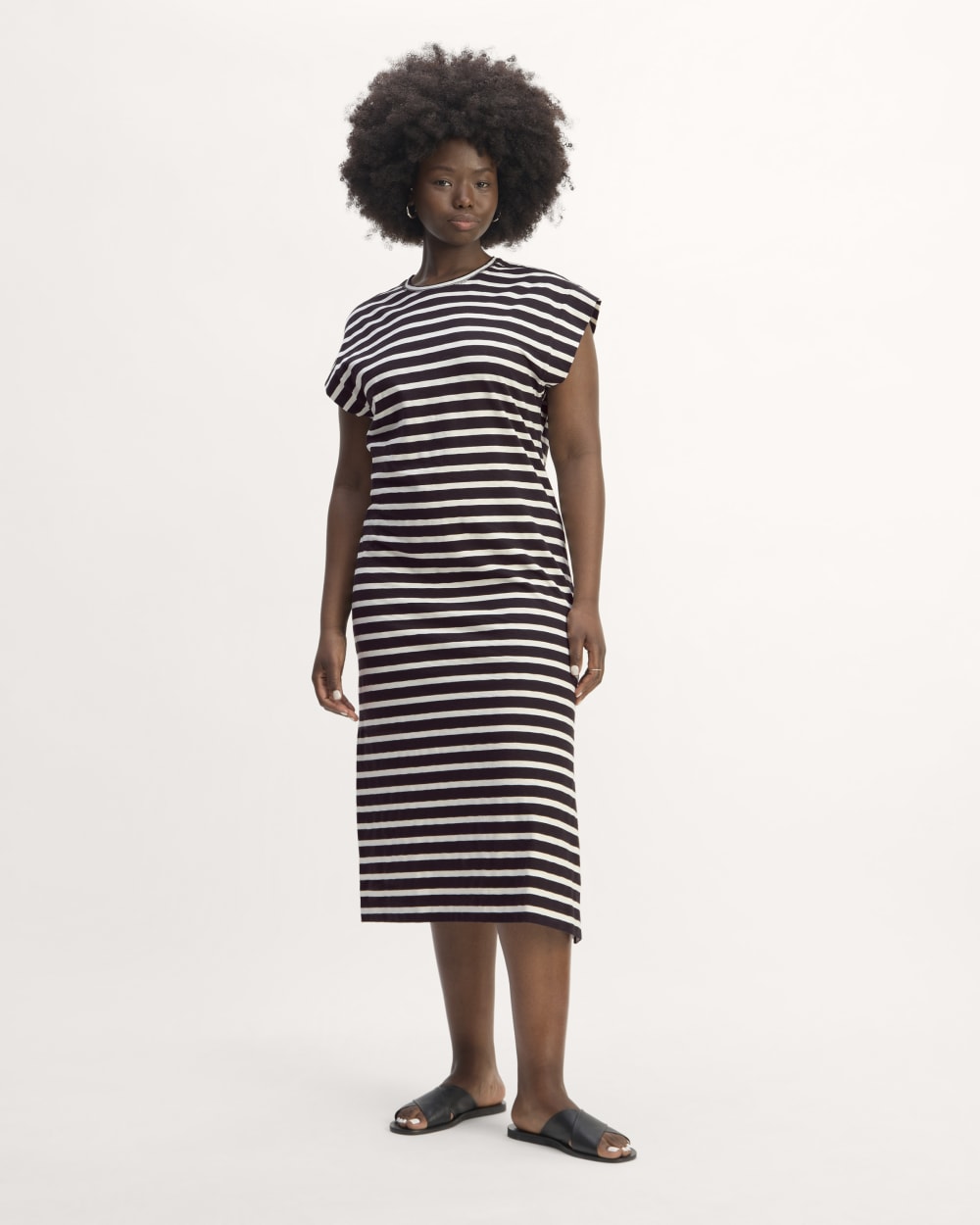 womens-muscle-tee-midi-dress-black-bone | primary